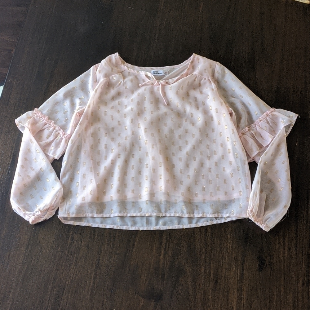 Girls Peasant Top